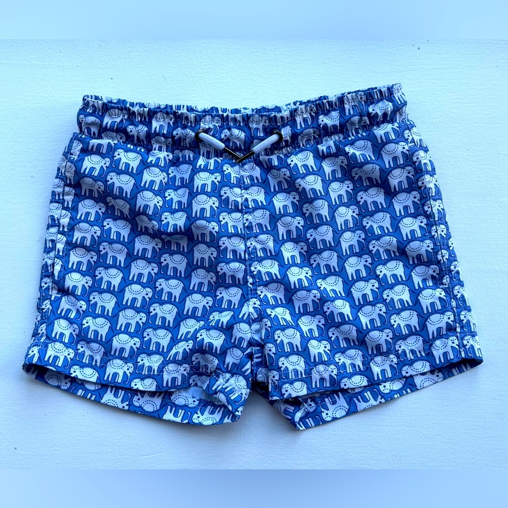 Roller Rabbit Boys Hathi Swim Trunks size 2T